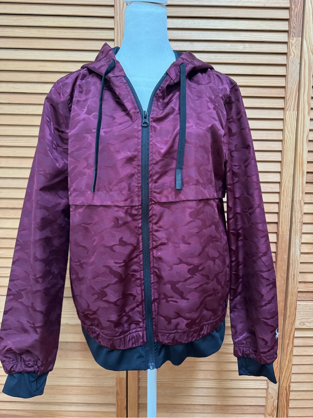 Spyder Active Women's SP848 Full Zip Hooded Water Repellent Jacket Size Medium